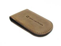 Зажим для денег DNK Leather DNK Klip magnes-H col.G 7,0*4,2*1,0см Хаки