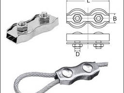 Зажим для канатов типа Duplex
