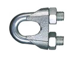 Зажим для троса DIN 741 22 мм, скоба зажим каната