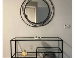 Зеркало для ванной комнаты в стиле лофт