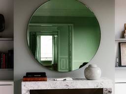 Зеркало зеленого цвета. Зеленое зеркало.