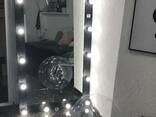 Зеркало с лампочками, гримерное (визажное) зеркало, зеркала - фото 3