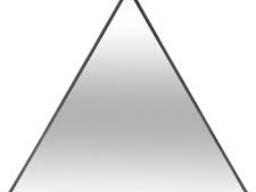 Зеркало треугольное 500мм*500мм*500мм также возможен размер под заказ