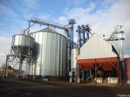 Зернохранилище (силос) на плоском днище