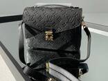 Женская брендовая сумка через плечо кросс боди Louis Vuitton Pochette Metis Black KS00003