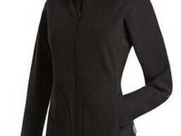 Женская флисовая куртка цвет черный под заказ
