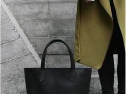 Женская кожаная сумка шоппер черная BlnkntBN-BAG-17-g