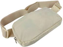 Женская поясная сумка, бананка, набедренная сумка LS бежевая