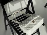 Женские сумки кросс боди в белом Сумка Chanel 3.55 White Gold KS10