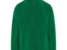 Женский флисовый свитер зелений