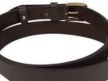 Женский кожаный ремень Skipper темно-коричневый, ширина 3 см - фото 2