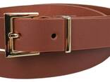 Женский кожаный ремень Skipper, Украний коричневый, ширина 3 см - фото 2