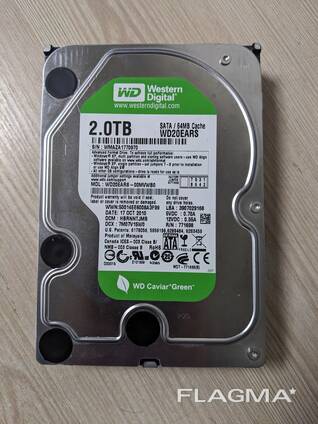 Жесткий диск WD Green 2TB 3.5" 5400rpm 64MB WD20EARS высокоскоростной и надежный
