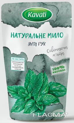 Жидкое мыло для рук 0,460мл. мята ТМ "Kavati"