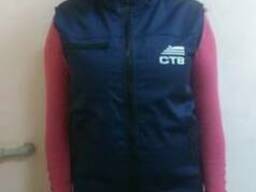 Жилет рабочий с логотипом пошив под заказ