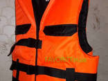 Жилет спасательный с подголовником «Адмирал» люкс оранжевый