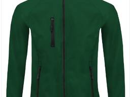Жіноча куртка "Темно-зелена" на замок-блискавку