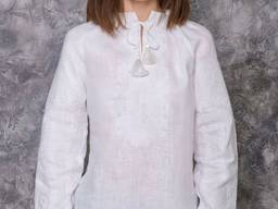 Жіноча вишиванка білим по білому