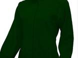 Жіночий флісовий светр темно-зелений - фото 1