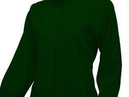Жіночий флісовий светр темно-зелений