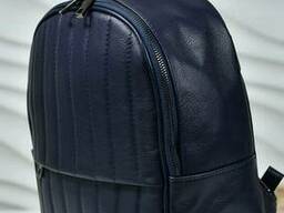 Жіночий шкіряний рюкзак Vera Pelle Mod.195, Синій