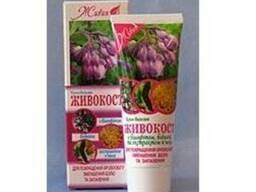Живокост с бишофитом, бадягой, экстрактом пиявки цена 25 г
