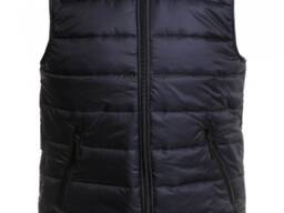 Жилет темно-синього кольору стьобаний, арт. 88903