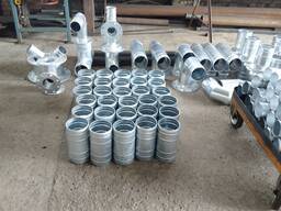 З'єднувачі, переходи, кути та відводи для шлангу LFT