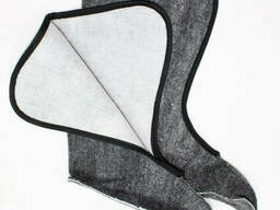 Зимние вставки в сапог высокие серые