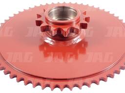 Зірочка, подвійна, комбайна, Laverda, Fendt, LA300132738, 525300132738, 300132738