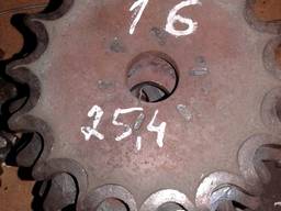 Зірочка, звездочка, шаг, крок t=25,4 зуб = 16