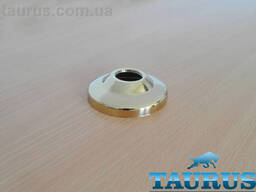 Золотий фігурний фланець ThermoPulse Gold розмір D80 мм / висота 22 мм, під внутрішній...