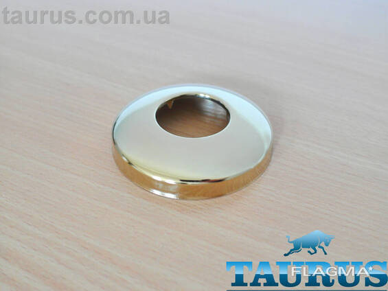 Золотий фланець ThermoPulse Sphere Gold розмір D76мм / висота 17 мм, під внутрішній. ..