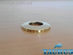 Золотий круглий фланець ThermoPulse Gold розмір D70 мм / висота 9 мм, під внутрішній. ..