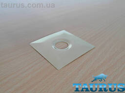 Золотий плоский фланець ThermoPulse CUBE Gold 74x74 мм, висота 3 мм, під внутрішній...