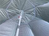 Зонт 2,2м плотный с клапаном, спицы ромашка