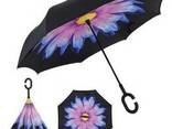 Зонт обратного сложения / Зонт наоборот - фото 3