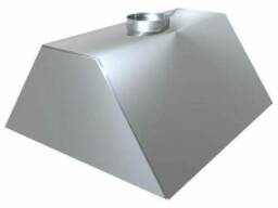 Зонт вытяжной с жироулавливателем 900х900х400П