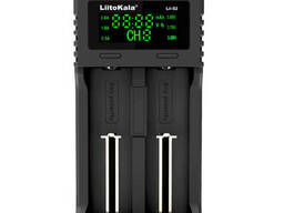 ЗП універсальний Liitokala Lii-S2, 2 канали, LCD дисплей, підтримує Li-ion. ..