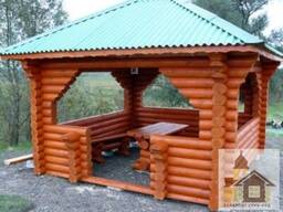 Зруби альтанок під ключ від Закарпат Зруб-Буд