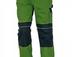 Зручні робочі штани з бавовни зелені