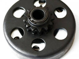 Звездочка с муфтой сцепления на вал 25 мм 13T#428 (Под мотоциклетную цепь)